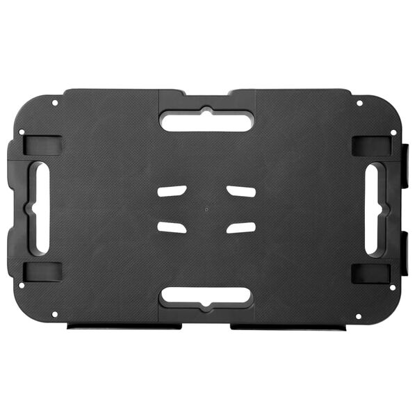 vidaXL Chariot de transport noir polypropyl&egrave;ne 200 kg