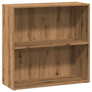 vidaXL Biblioth&egrave;que ch&ecirc;ne artisanal 80x30x77 cm bois d'ing&eacute;nierie