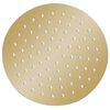 vidaXL Pomme de douche pluie Acier inoxydable 20 cm Ronde Dor&eacute;