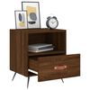vidaXL Tables de chevet 2 pcs ch&ecirc;ne marron 40x35x47,5 cm