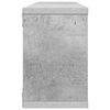vidaXL &Eacute;tag&egrave;res murales cube 4 pcs Gris b&eacute;ton Bois d&rsquo;ing&eacute;nierie