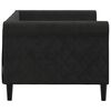 vidaXL Lit de repos sans matelas noir 80x200 cm velours