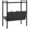 vidaXL Bibliothèque 2 niveaux Noir 52x28x59 cm bois d'ingénierie