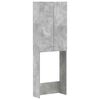 vidaXL Armoire de toilette DELFT Gris b&eacute;ton 66 x 25,5 x 190 cm