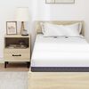 vidaXL Matelas Blanc et Gris 70 x 200 cm Tissu jacquard