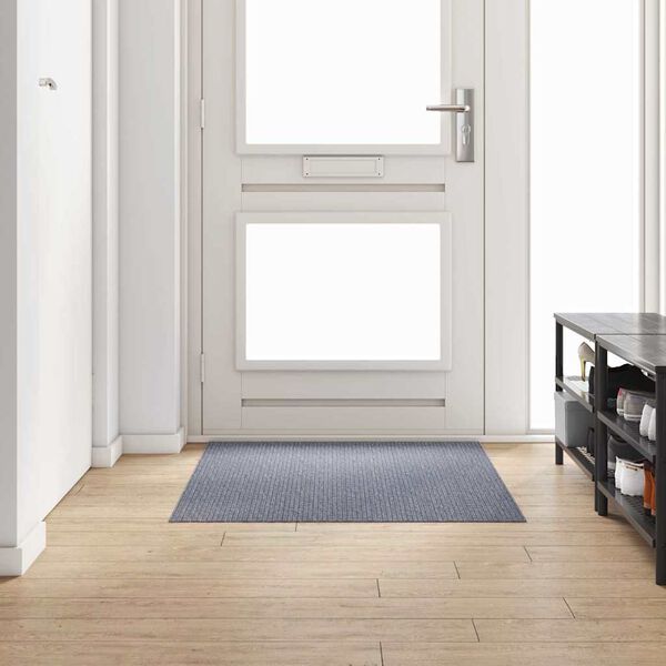 vidaXL Tapis Couloir Gris clair 100 x 150 cm tissu