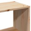 vidaXL Lit biblioth&egrave;que sans matelas 140x190 cm bois de pin massif