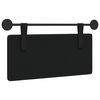 vidaXL T&ecirc;te de lit suspendue Noir 100 x 55 x 5 cm Simili cuir