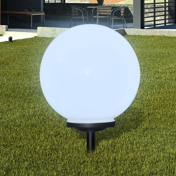 vidaXL 2 pcs Lampes d'all&eacute;e d'ext&eacute;rieur &agrave; LED 40 cm et piquet au sol