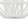 vidaXL Bougeoir suspendu Osier Blanc