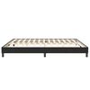vidaXL Sommier &agrave; lattes de lit sans matelas noir 200x210 cm velours