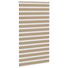 vidaXL Store z&egrave;bre marron sable largeur du tissu 130,9 cm polyester