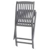 vidaXL Chaises pliables d'ext&eacute;rieur lot de 8 et coussins Bois d'acacia