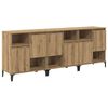 vidaXL Buffets 3 pc Ch&ecirc;ne artisanal 60 x 35 x 70 cm Bois d'ing&eacute;nierie