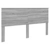 vidaXL Cadre de lit Gris Sonoma 200 x 200 cm Bois d'ing&eacute;nierie