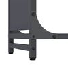 vidaXL Portant de bois chauffage anthracite 60x28x90 cm
