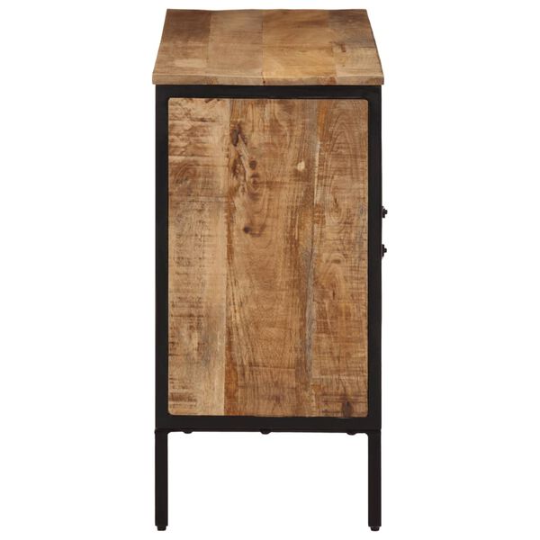 vidaXL Buffet 105x35x70 cm bois de manguier brut massif