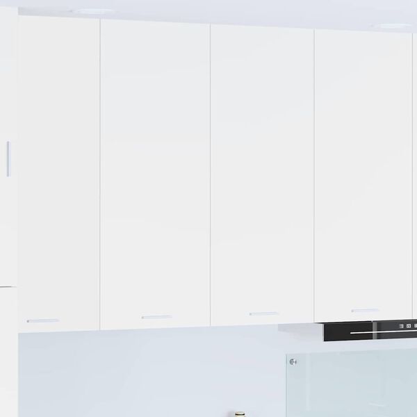 vidaXL Armoire suspendue Blanc 80 x 31 x 100 cm Bois d'ing&eacute;nierie