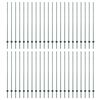 vidaXL Poteau de cl&ocirc;ture ench&acirc;ss&eacute; 44 pc Vert 200 cm