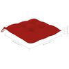 vidaXL Chaises pliables de jardin lot de 2 avec coussins Bambou