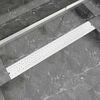 vidaXL Drain de douche lin&eacute;aire 930x140 mm acier inoxydable