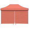 vidaXL Tente de f&ecirc;te Terre cuite 279 x 410 x 315 cm Tissu Oxford