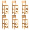 vidaXL Ensemble de bar d'ext&eacute;rieur 7 pcs Bois d'acacia massif