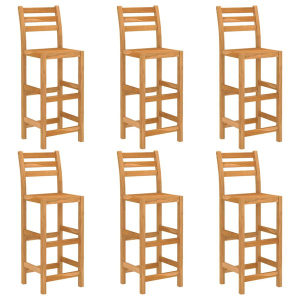 vidaXL Ensemble de bar d'ext&eacute;rieur 7 pcs Bois d'acacia massif