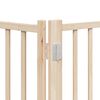vidaXL Barri&egrave;re pour chien porte pliable 10 panneaux bois de peuplier