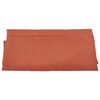 vidaXL Tissu de remplacement pour parasol d&eacute;port&eacute; Terre cuite 350 cm