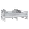 vidaXL Lit coulissant sans matelas blanc 2x(90x200) cm