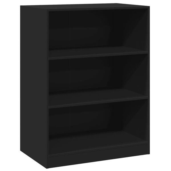 vidaXL Garde-robe noir 77x48x102 cm bois d'ing&eacute;nierie