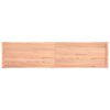 vidaXL Dessus de table bois massif trait&eacute; bordure assortie
