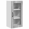 vidaXL Cabinet en verre mural LUCCA 2 pcs Sonoma gris 40 x 31 x 80 cm