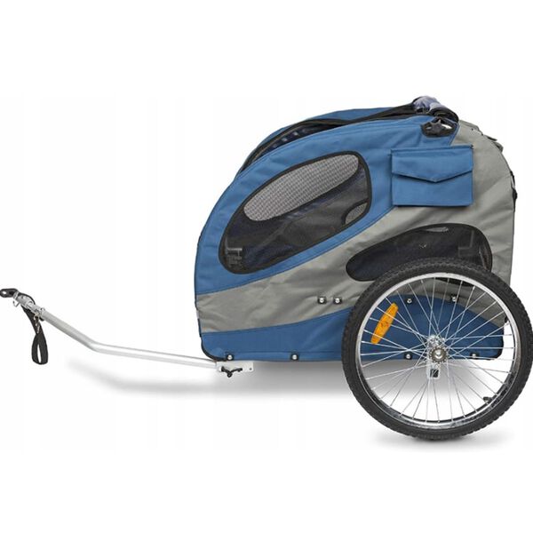PetSafe Remorque de v&eacute;lo pour chien Happy Ride L Bleu