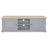 vidaXL Meuble TV Gris 120x30x40 cm Bois