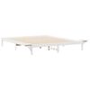 vidaXL Cadre de lit avec tables de chevet Blanc 200 x 210 cm