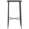 vidaXL Ensemble de bar 3 pcs Similicuir Gris
