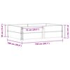 vidaXL Jardini&egrave;re gris 150x100 cm bois de pin massif