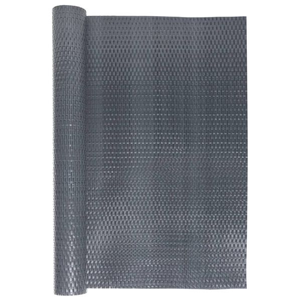 vidaXL Paravent de balcon anthracite 400x90 cm r&eacute;sine tress&eacute;e