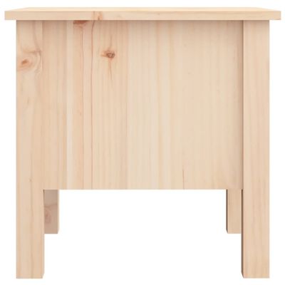 vidaXL Table d'appoint 40x40x39 cm Bois massif de pin