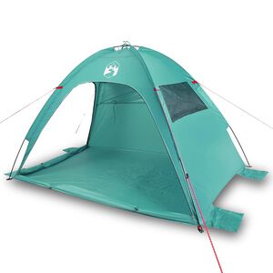 vidaXL Tente de plage vert d'eau imperm&eacute;able