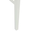 vidaXL Chaise de salle &agrave; manger 2 pcs Blanc et Naturel