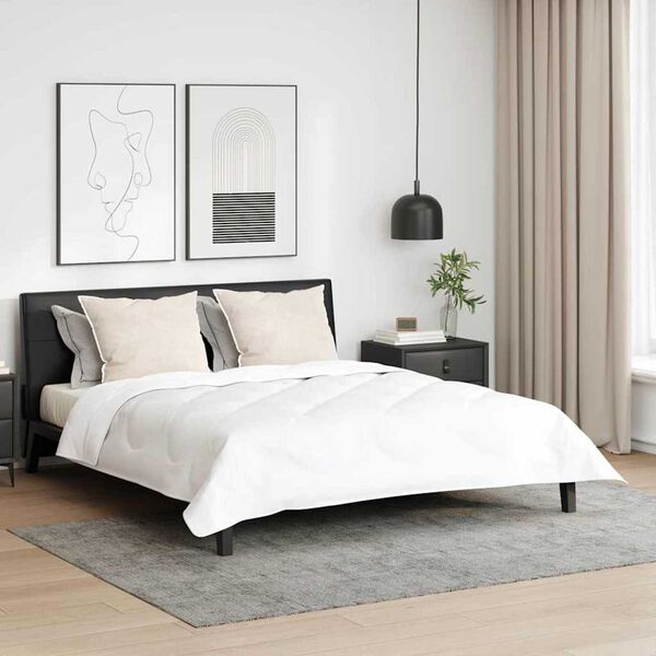 vidaXL Oreillers avec oreiller Blanc 85gsm 100% polyester