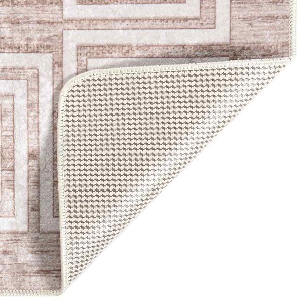 vidaXL Tapis lavable antid&eacute;rapant 190x300 cm beige