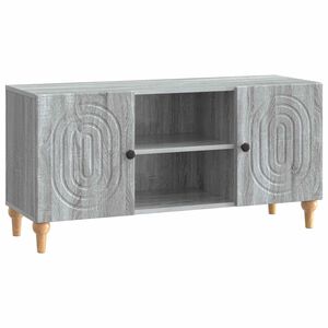 vidaXL Meuble TV 102 x 34,5 x 50 cm Sonoma gris Bois d'ing&eacute;nierie