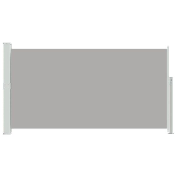 vidaXL Auvent lat&eacute;ral r&eacute;tractable de patio 160 x 300 cm Gris