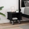 vidaXL Meuble TV Ch&ecirc;ne noir 37 x 35 x 35 cm Bois d'ing&eacute;nierie