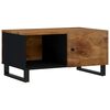 vidaXL Table basse 80x50x40 cm Bois de manguier solide et d'ing&eacute;nierie