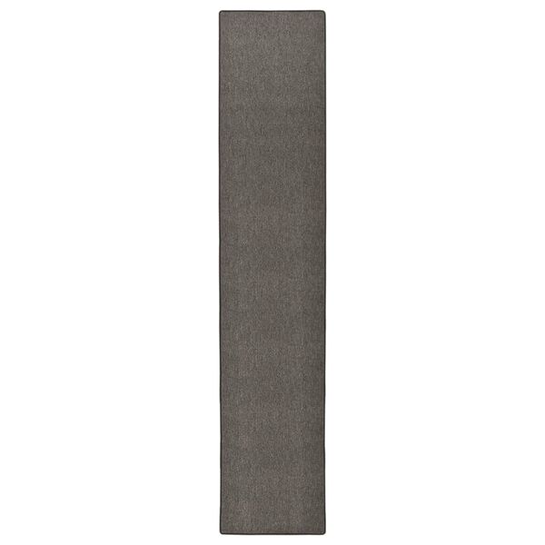 vidaXL Tapis de couloir Aspect de sisal Anthracite 80x400 cm